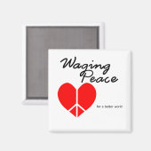 Friedensmagnete Magnet (Vorderseite/Rückseite)