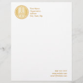 Friedensmandala Briefkopf (Vorderseite)