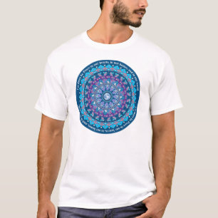 FriedensMandala mit Kreis-Segen T-Shirt