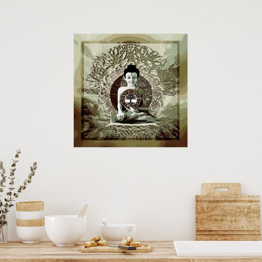 Friedensmeditation - Weltreligionen Poster (Küche)