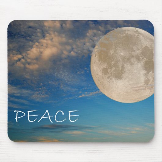 Friedensmond Mousepad (Vorne)