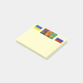 Friedensnachmitteilungen Post-it Klebezettel (angewinkelt)