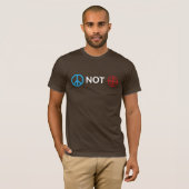 Friedensnicht Gewehr-Anblick T-Shirt (Vorne ganz)