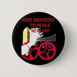 Friedensnicht Krieg - Knopf Button