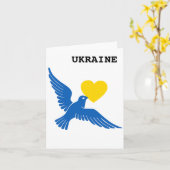 Friedensnobelkarte über die Ukraine Karte (Gelbe Blume)
