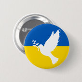 Friedensnobelpreis für die Ukraine Button (Vorne & Hinten)