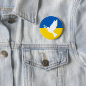 Friedensnobelpreis für die Ukraine Button (Beispiel)