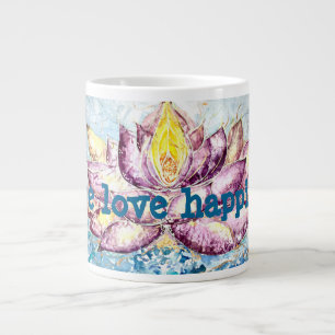Friedensnobelpreis Liebe Lotus Art Jumbo Kaffee Ta Jumbo-Tasse