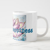 Friedensnobelpreis Liebe Lotus Art Jumbo Kaffee Ta Jumbo-Tasse (Rechts)