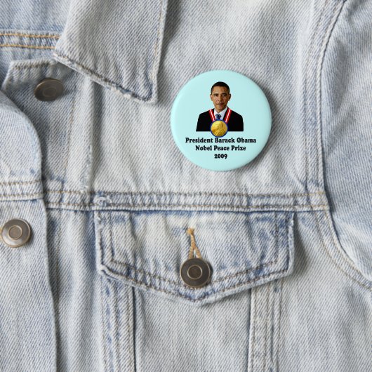 Friedensnobelpreis-Sieger 2009 Präsidenten-Obama Button (Beispiel)