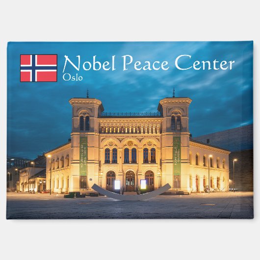 Friedensnobelzentrum Magnet (Vorderseite)