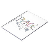 Friedensnotizbuch Notizblock (Linke Seite)