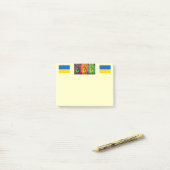 Friedensnotizen Post-it Klebezettel (Auf Schreibtisch)