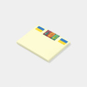 Friedensnotizen Post-it Klebezettel (angewinkelt)