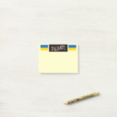 Friedensnotizen Post-it Klebezettel (Auf Schreibtisch)