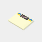 Friedensnotizen Post-it Klebezettel (angewinkelt)