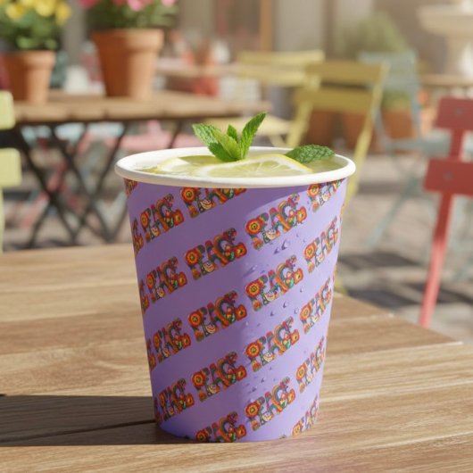 Friedenspapiere Pappbecher