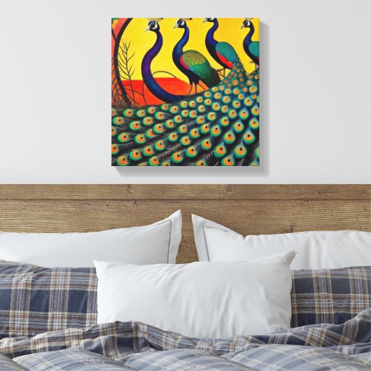 Friedensparade Leinwanddruck (Insitu (Schlafzimmer))