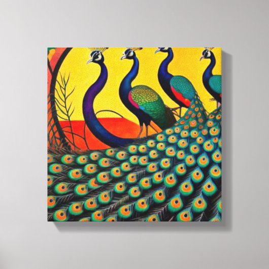 Friedensparade Leinwanddruck (Vorderseite)