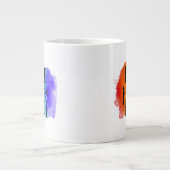 Friedenspass der Liebe Jumbo-Tasse (Vorderseite)