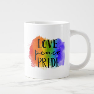 Friedenspass der Liebe Jumbo-Tasse