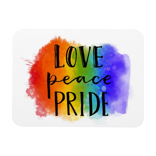 Friedenspass der Liebe Magnet (Horizontal)