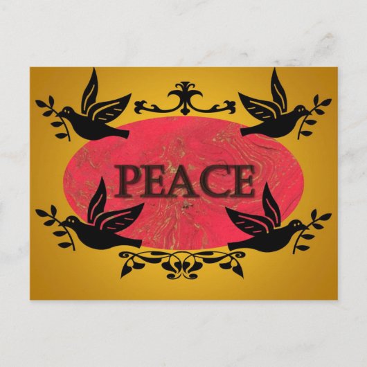 Friedenspflege Postkarte (Vorderseite)