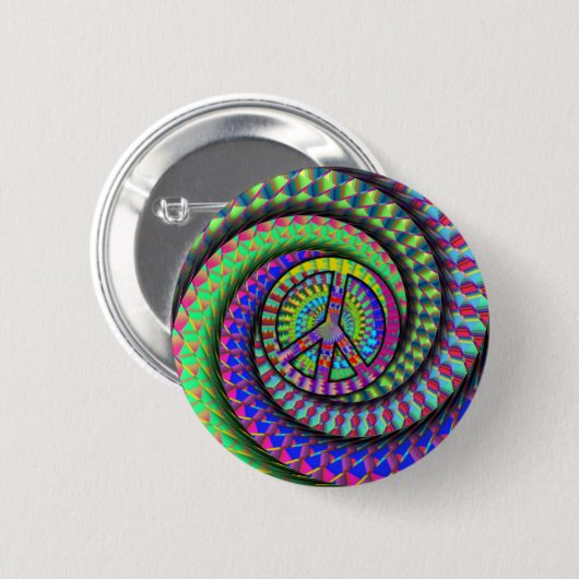 FriedenSpirale Button (Vorne & Hinten)