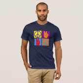 FriedensPop-Kunst T-Shirt (Vorne ganz)