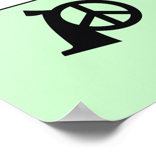 Friedensposter Poster (Ecke)