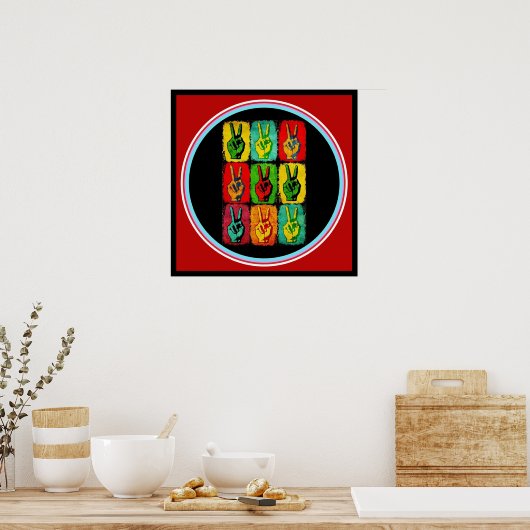 Friedensposter Poster (Küche)