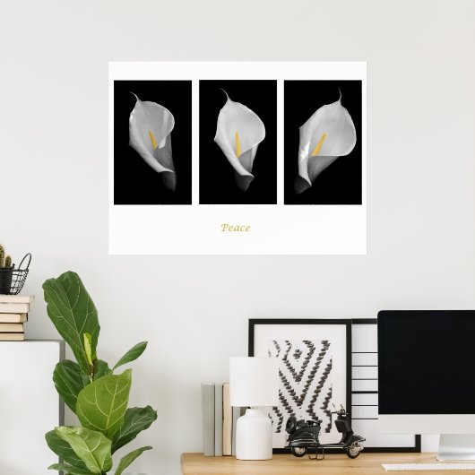 Friedensposter Poster (Heimbüro)