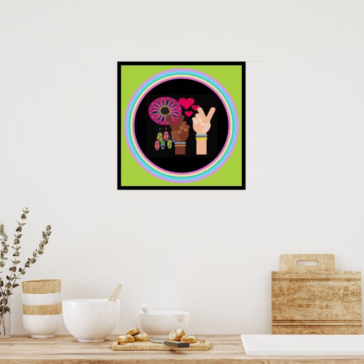 Friedensposter Poster (Küche)