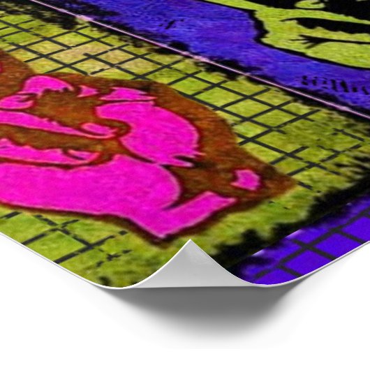 Friedensposter Poster (Ecke)