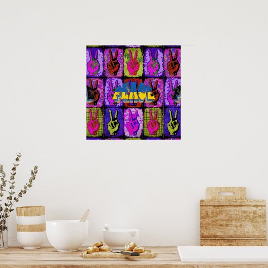 Friedensposter Poster (Küche)