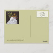Friedenspostkarte mit Taube Postkarte (Rückseite)