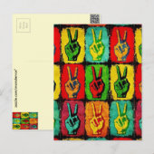 Friedenspostkarte Postkarte (Vorne/Hinten)