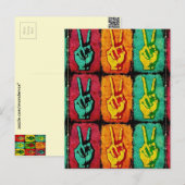 Friedenspostkarte Postkarte (Vorne/Hinten)