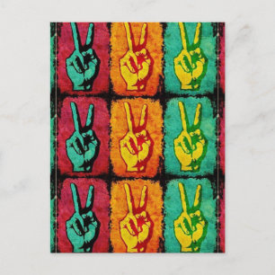 Friedenspostkarte Postkarte