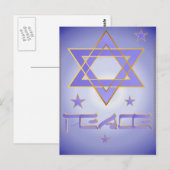 Friedenspostkarte Postkarte (Vorne/Hinten)