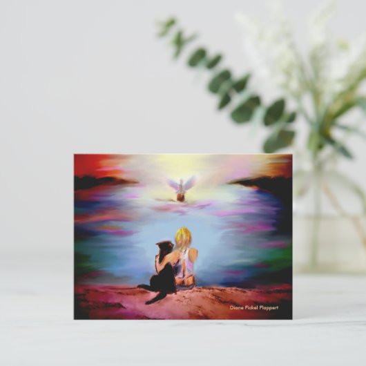 Friedenspostkarte Postkarte (Stehend Vorderseite)