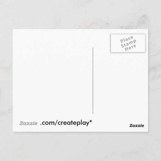 Friedenspostkarte Postkarte (Rückseite)