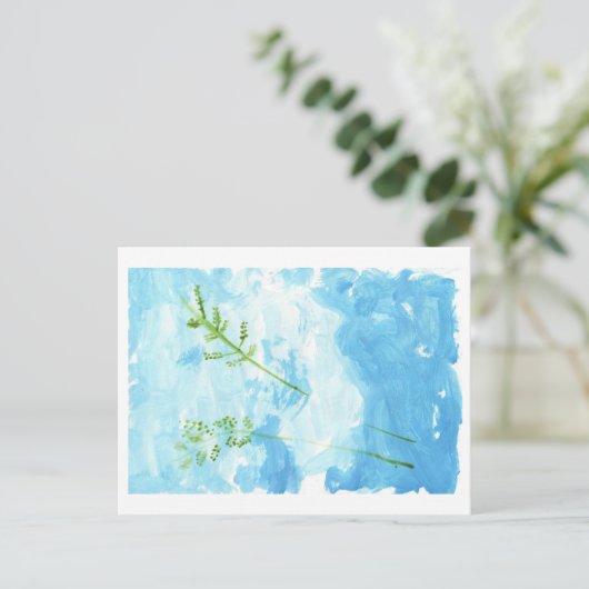 Friedenspostkarte Postkarte (Stehend Vorderseite)