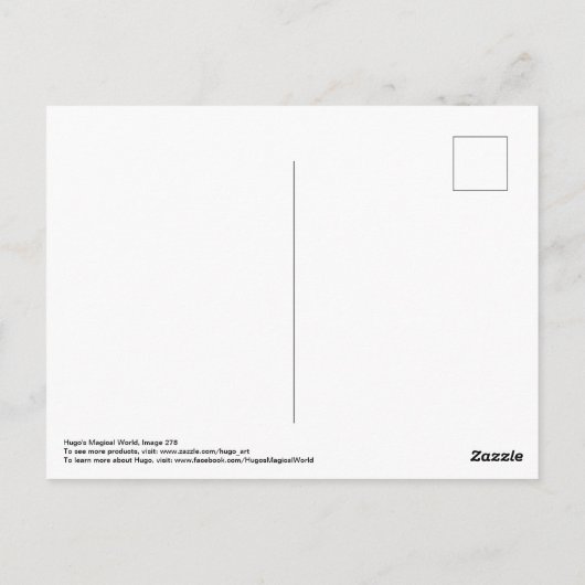 Friedenspostkarte Postkarte (Rückseite)