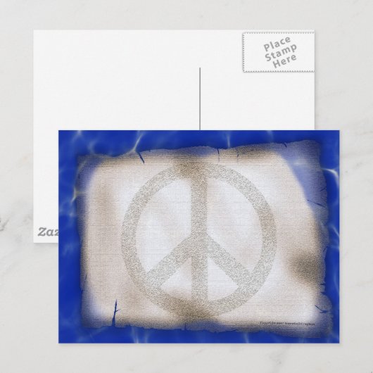 Friedenspostkarte Postkarte (Vorne/Hinten)