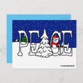 Friedenspostkarte Postkarte (Vorne/Hinten)