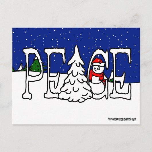 Friedenspostkarte Postkarte (Vorderseite)