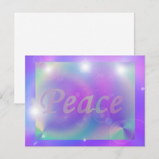 Friedenspostkarte Postkarte (Vorne/Hinten)