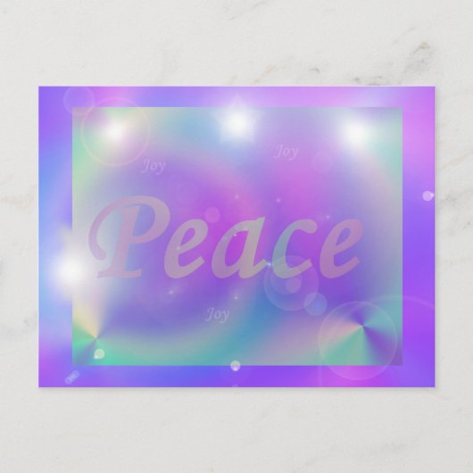 Friedenspostkarte Postkarte (Vorderseite)