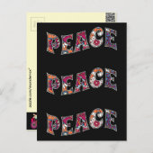 Friedenspostkarte Postkarte (Vorne/Hinten)